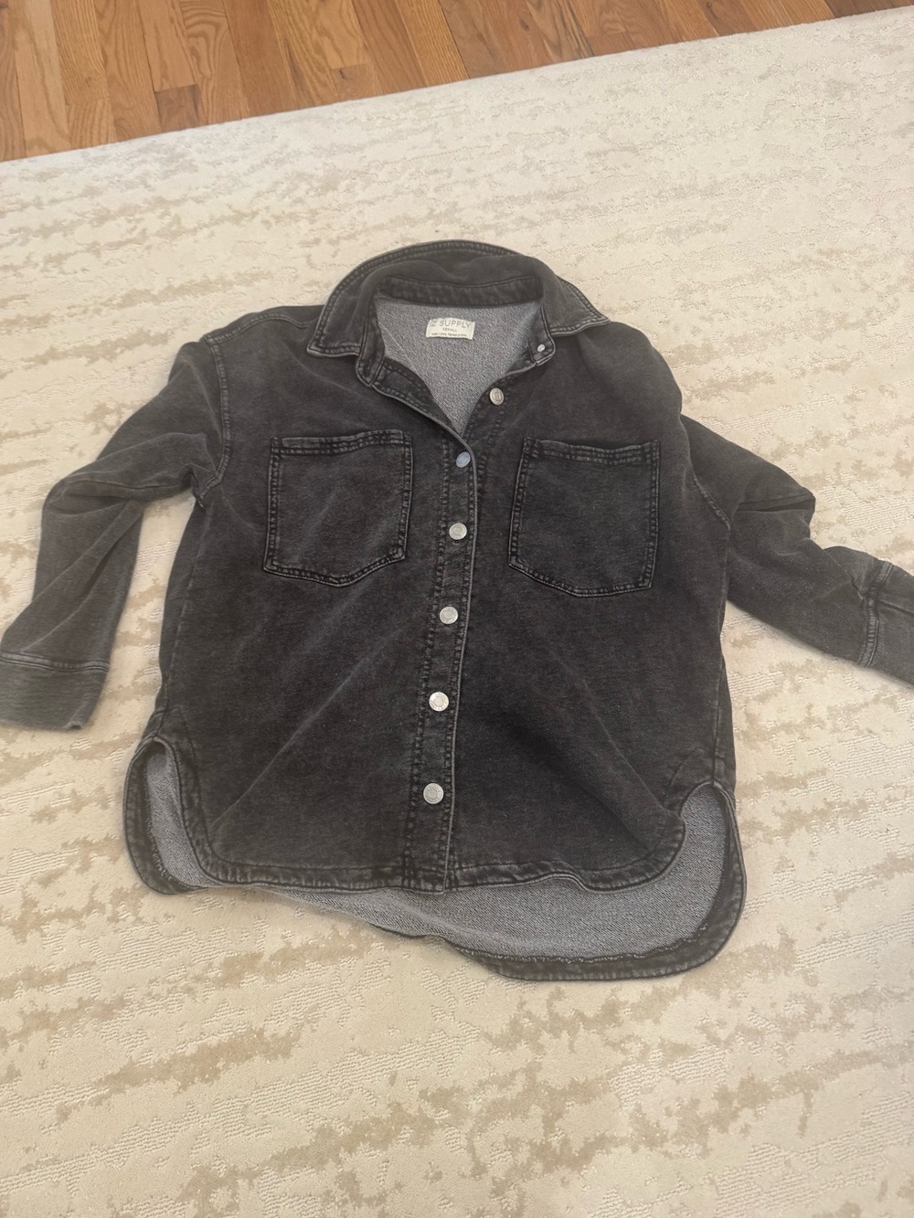 ZSupply All Day Shacket Vintage Black - XS